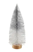 Елочка настольная (серебряный градиент) (ПВХ) (25 см)