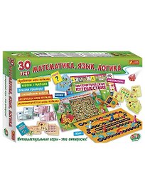Учебная игра ТМ Ранок 30 игр. Математика, речь, логика