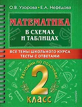 Математика в схемах и таблицах. Все темы школьного курса. Тесты с ответами: 2 класс