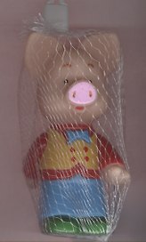 Игрушка для купания Хрюша (7R) (174420) (Играем вместе) (пищалка) (0,6+) (сетка)