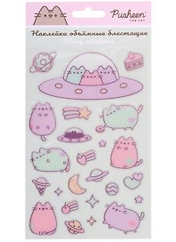 Наклейки для тетрадей «Pusheen», 1 лист, Academy Style в ассортименте