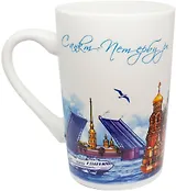 Кружка, Санкт-Петербург, фарфор, 350мл, подарочная коробка 065-4-01-CL