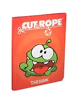 Дневник шк. 40л "Cut The Rope" интегр.обл., универс.шпаргалка, Hatber