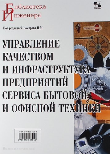 Управление качеством и инфраструктура предприятий сервиса бытовой и офисной техники.
Управление качеством и инфраструктура предприятий сервиса бытовой и офисной техники.