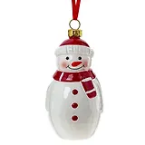Украшение новогоднее подвесное Снеговик (5х5х10) (934602)