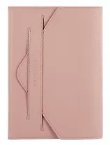 Ежедневник недат. А5 160л "Наппа экстра" розовый, кожзам, тв.переплет, обл.поролон, блинтовое тиснение, клапан в петле, офсет, ляссе