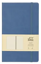 Книга для записей А5 96л кл. "Joy Book. Таинственный океан" иск.кожа, тонир.блок, скругл.углы, ляссе, резинка, карман на задн.форзаце
