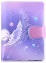 Записная книжка А7 80л лин. "Angel" в ПВХ-обложке, тонир.внутр.блок, ассорти