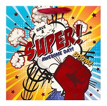 Пакет А3 46*33*10 "Super!" дет., бум.мат