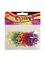 Набор для творчества Вырубки из фетра однослойные, снежинки 6-ти конечные, 5шт