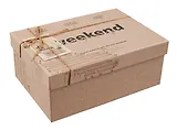 Коробка подарочная "Weekend" 23*16*9.5см, картон