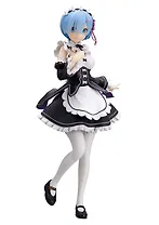 Фигурка аниме Жизнь в Альтернативном Мире с Нуля Re Zero Рэм Rem maid ver. 24см 87851
