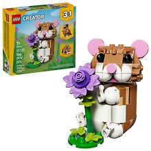 31376 Конструктор LEGO Creator Милый хомяк с цветком, 166 деталей, возраст 7+