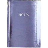 Записная книжка А6 112л кл. "Color shine. No 6" интегр.обл., твин-лак, печать по металлиз.пленке