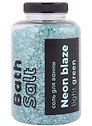 Соль для ванны в баночке с шиммером Neon blaze Light green (500 г)