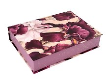 Коробка подарочная "Blossom" 25,2*18,6*5см, картон, на магните