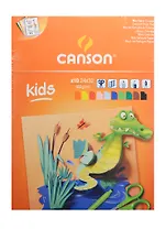 Бумага для детского творчества 10л 240*320 "Vivaldi" склейка, 185г/м2, Canson