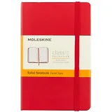 Записная книжка Moleskine Classic Pocket, линейка, красная, 96 листов, А6
