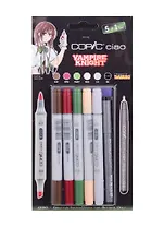 Набор маркеров Copic Ciao рыцарь-вампир 5цв + мультилинер 0.3мм