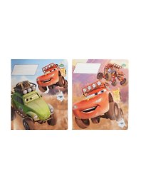 Тетрадь 12л лин. "Cars" выб. УФ лак., сер.фольга, ассорти, Disney