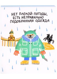 Тетрадь общая «Гаас. Нет плохой погоды», 48 листов в клетку, A5 - Знаковые сувениры