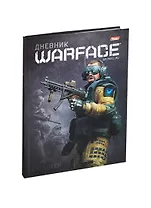 Дневник шк. 40л "Warface" интегр.обл., универс.шпаргалка, Hatber