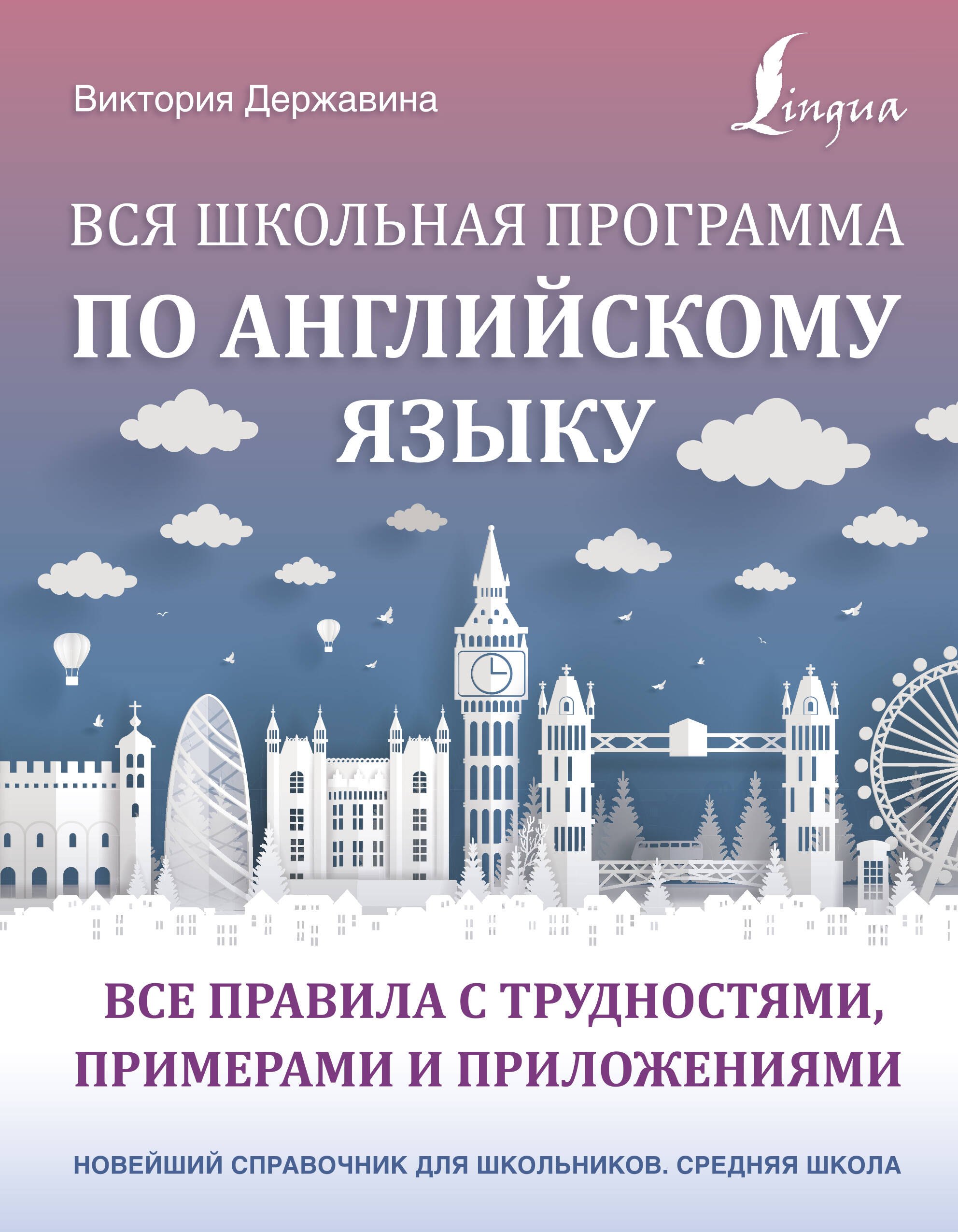 Вся школьная программа по английскому языку: все правила с трудностями, примерами и приложениями
Вся школьная программа по английскому языку: все правила с трудностями, примерами и приложениями