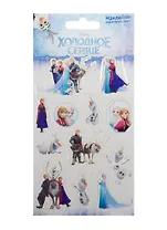 Наклейки декоративные, лицензионная Дисней 1, Холодное сердце 1 9,5*18,7см