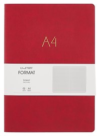 Книга для записей «Format. No 4», А4, 60 листов, искусcтвенная кожа, Listoff
