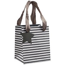 Пакет А6 12*10*8 "Gray stripes" нейтр., бум.мат.ламинат