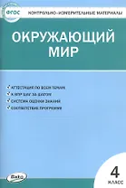 Окружающий мир. 4 класс. Контрольно-измерительные материалы (14,15 изд)