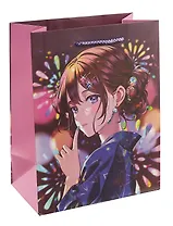 Пакет А5 18*23*10 "Аниме. Сияние" жен., бум.мат.ламинат