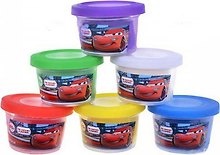 Набор Тесто для лепки Disney Тачки (650PD-T) (6 цв. х50гр) (Играем вместе) (упаковка)