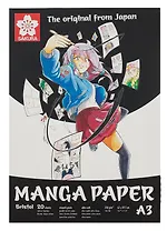 Скетчбук А3 20л "Manga" 250г/м2, гладкое зерно