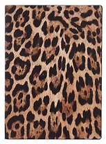 Ежедневник недат. А6+ 126x174 мм 120л "Леопард" мягк.переплет, офсет, ляссе, справ.мат-лы, инд.уп.