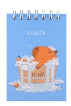 Блокнот в клетку "Капибар Капибаров (Эксклюзив)", А7, 40 листов