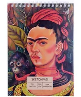 Скетчбук А5 20л "Мексиканка (Эксклюзив)" акварельн., с перф., 200г/м2, мел.картон
