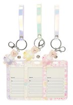 Бейдж 60*90 "Kawaii" вертикальный, с брелком, пластик, ассорти