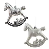 Набор новогодних украшений Лошадка 2 штуки (11х5х10) (826182)