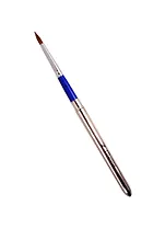 Кисть синтетика круглая №4, имитация колонка, футляр