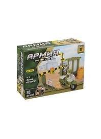 Конструктор пластмассовый Армия Блокпост (22301) (86дет.) (AUSINI) (6+) (коробка)