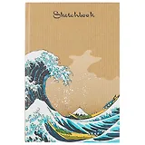 Скетчбук «Волна», 80 листов, А5+