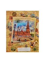 Дневник для ср. и ст.кл. "Путешествия" 7БЦ, мат.ламин., понтон.печ., Unnika