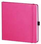 Скетчбук "Euro business", 64 листа, малиновый, 15х15 см