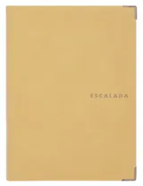 Ежедневник недат. А6+ 160л "Анро" желтый, кожзам, интегр.переплет, тисн.фольгой, металл.уголки, закругл.углы, офсет, справ.мат-лы, ляссе, инд.уп