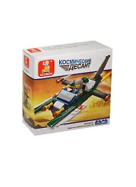 Конструктор пластмас. Косм. десант Боевое дежурство (M38-B0322) (79дет.) (Sluban) (6+) (коробка)