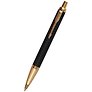 Ручка подарочная шариковая синяя, IM Premium Black/Gold GT, Parker