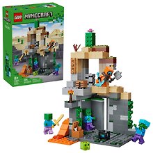 21587 Конструктор LEGO Minecraft Подземелье зомби, 284 деталей, возраст 8+