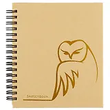 Скетчбук «Филин (графика)», 80 листов, А6+