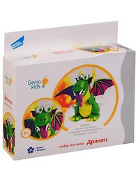 Набор для детской лепки ТМ GENIO KIDS-ART "Дракон" (TA1075)